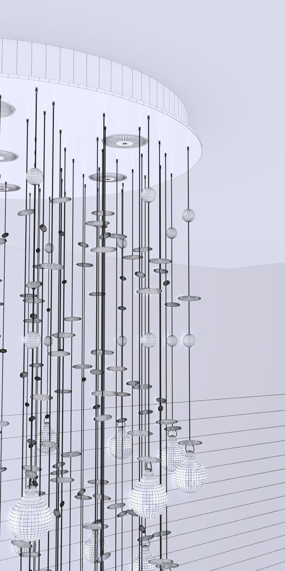 KLight Stepped Crystal Chandelier NCL 9922 3D model_6
