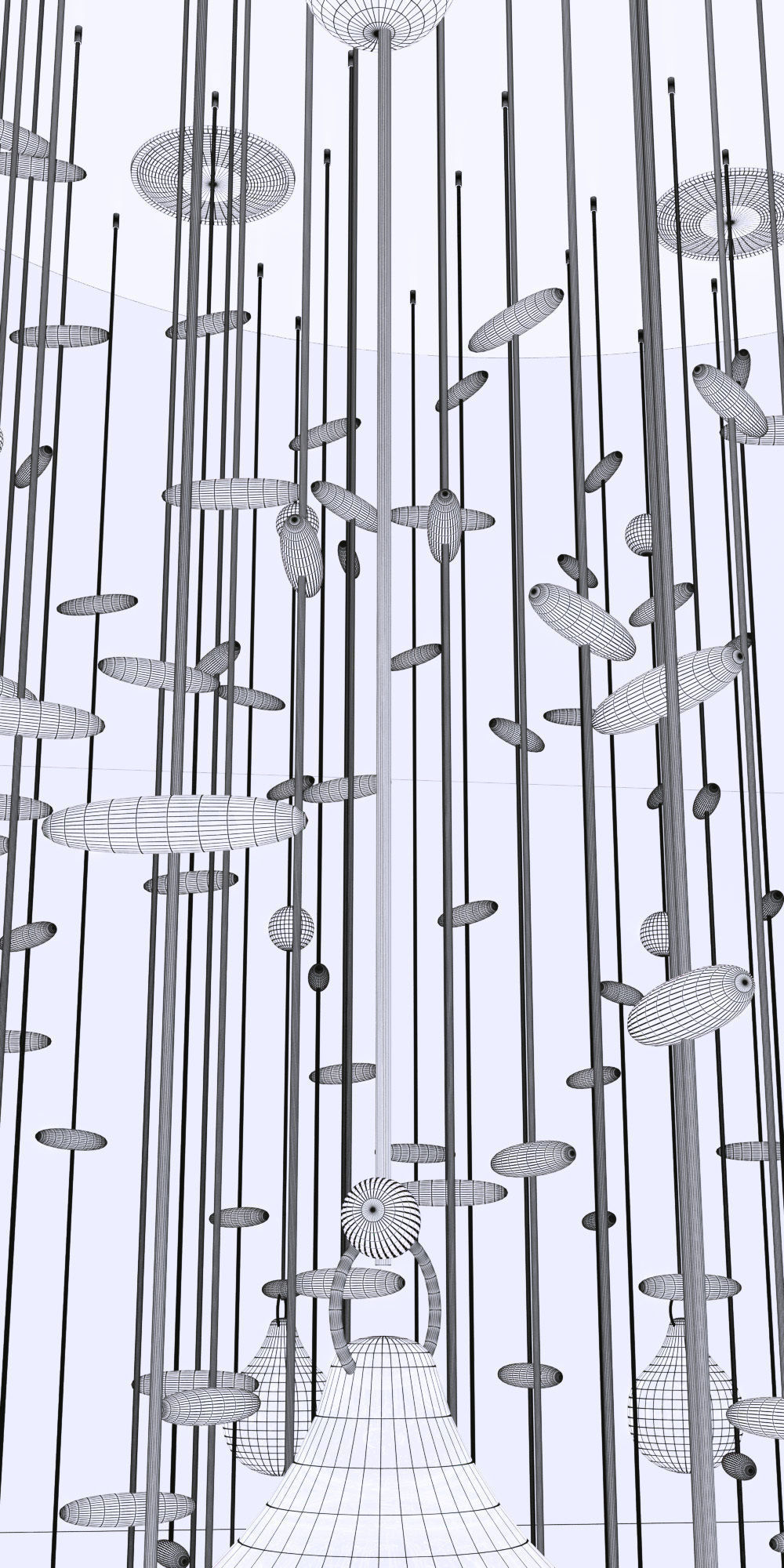 KLight Stepped Crystal Chandelier NCL 9922 3D model_8