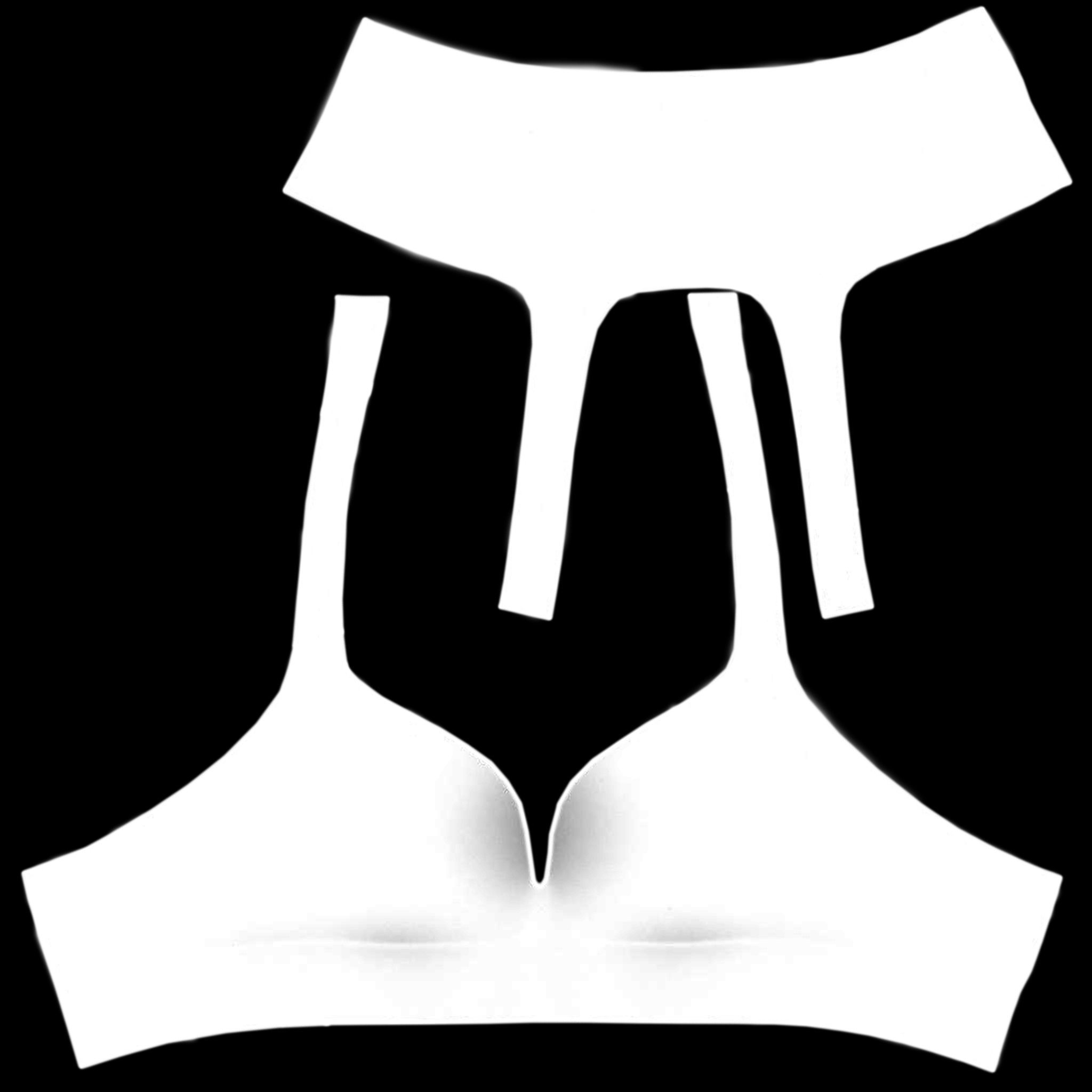 Seamless Really Soft Bralet Low-poly 3D model_12