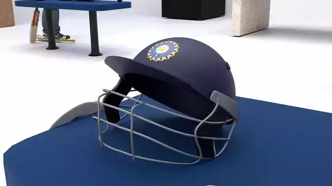 CRICKET HELMET  Free 3D model