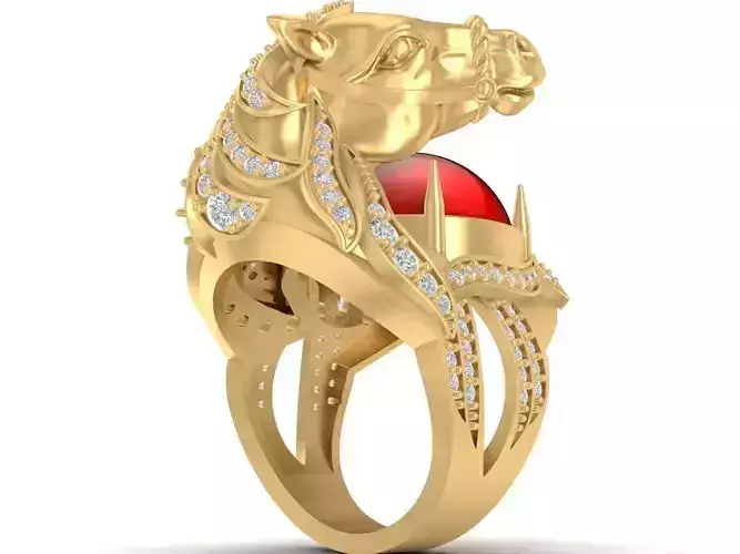 Luxury Horse Ring 