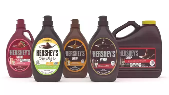 Syrup Collection 3D model