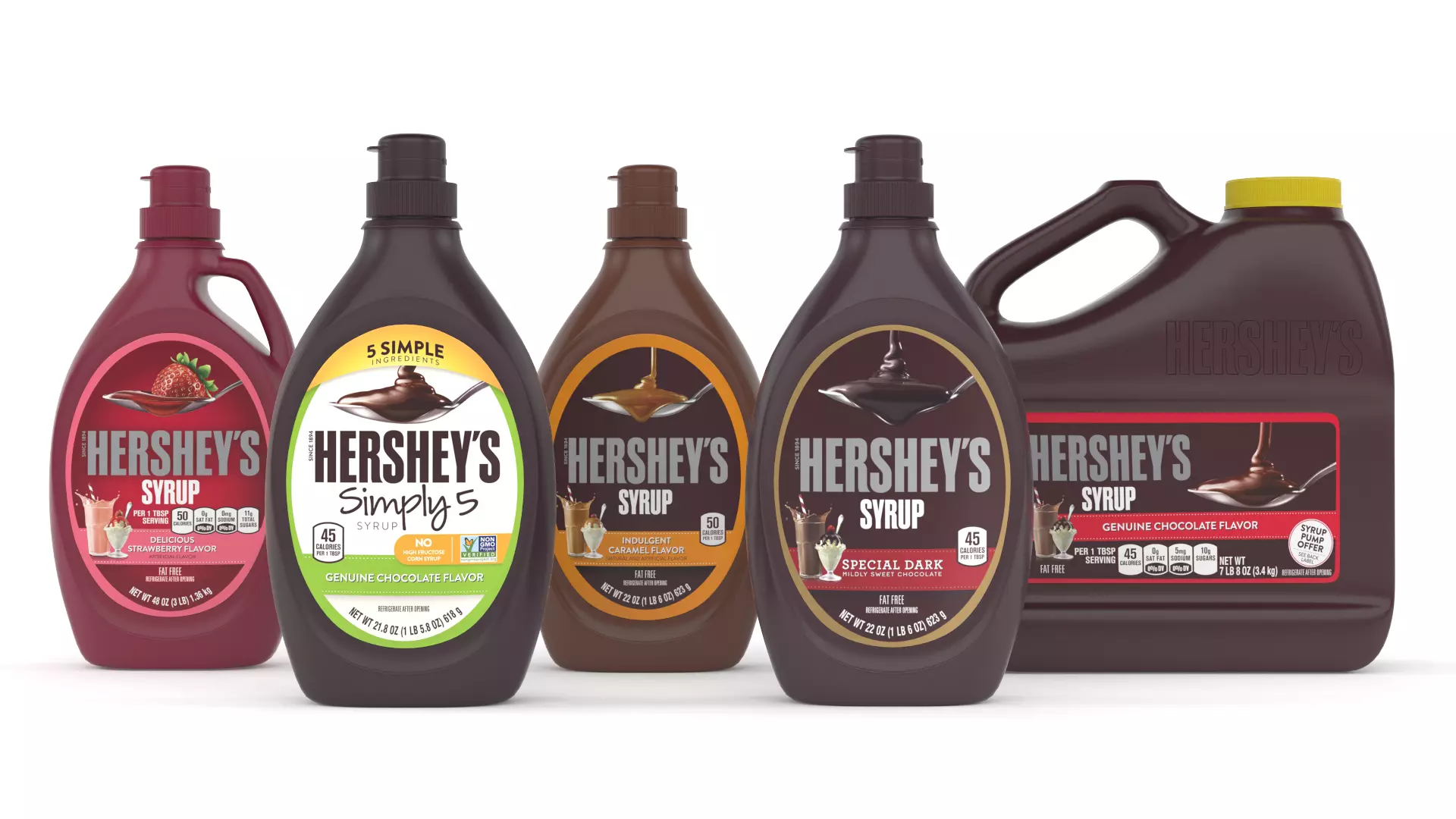 Syrup Collection 3D model_0