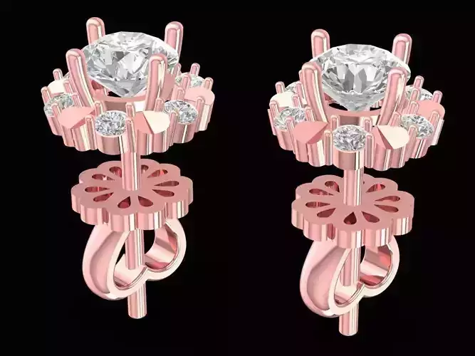 diamond earring 2586