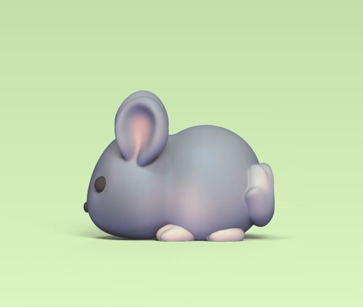 Cute Chinchilla 3D print model_2