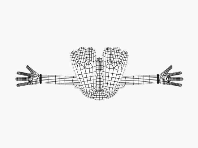 bugs bunny Low-poly 3D model_26