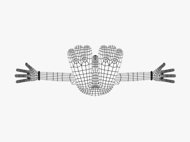 bugs bunny Low-poly 3D model_27