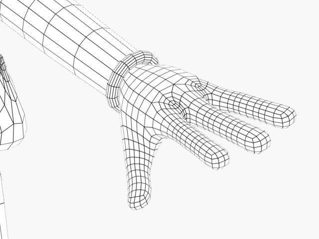 bugs bunny Low-poly 3D model_36