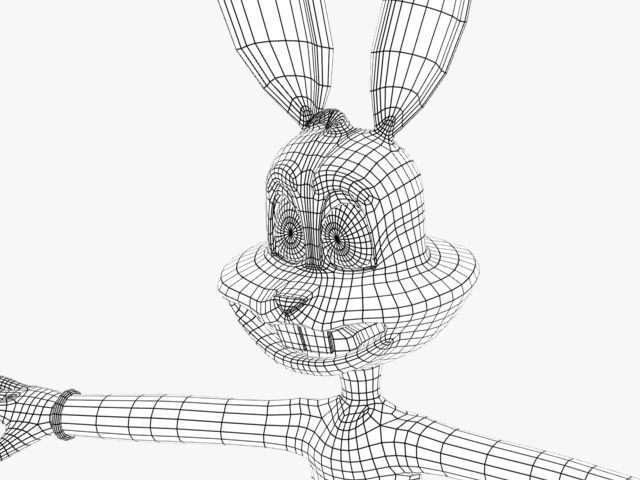 bugs bunny Low-poly 3D model_35