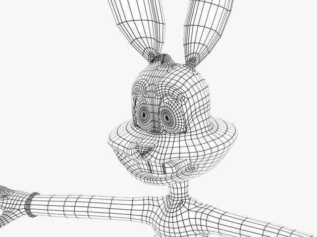 bugs bunny Low-poly 3D model_34
