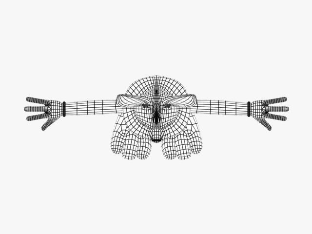 bugs bunny Low-poly 3D model_21