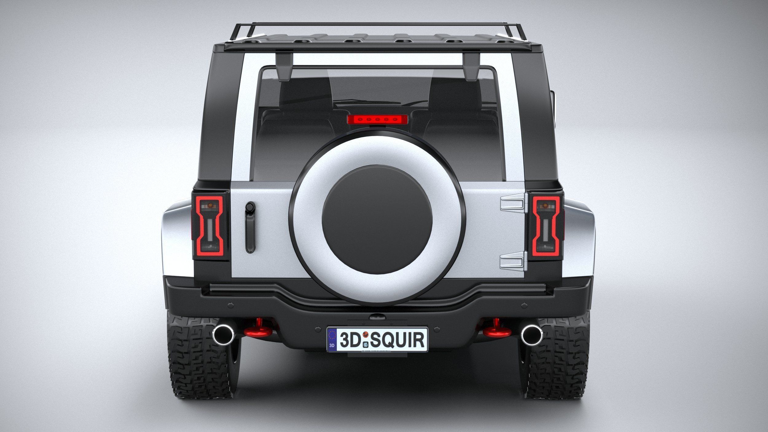 Generic Wrangler 2022 3D model_4