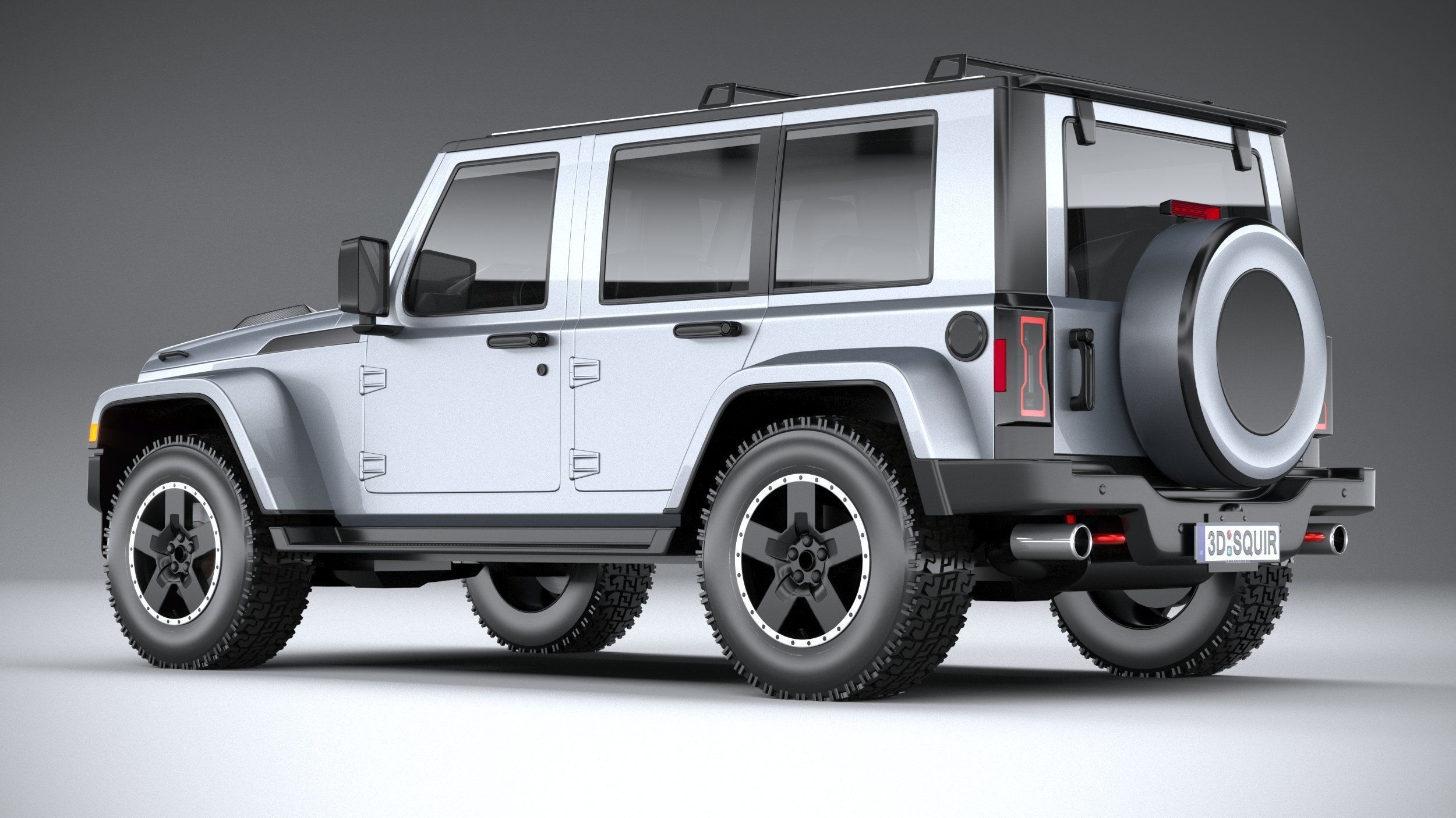 Generic Wrangler 2022 3D model_5
