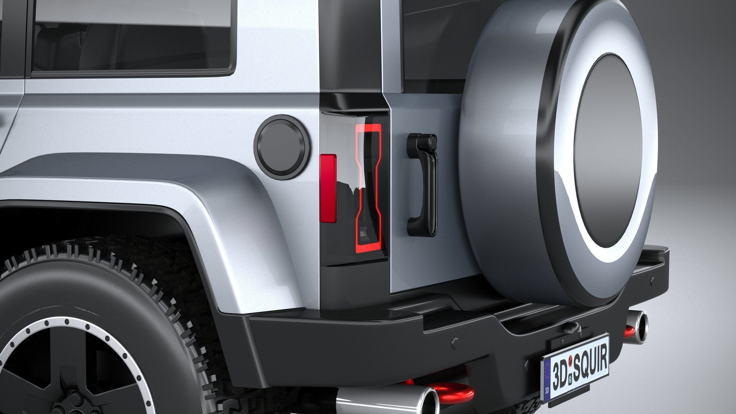 Generic Wrangler 2022 3D model_6