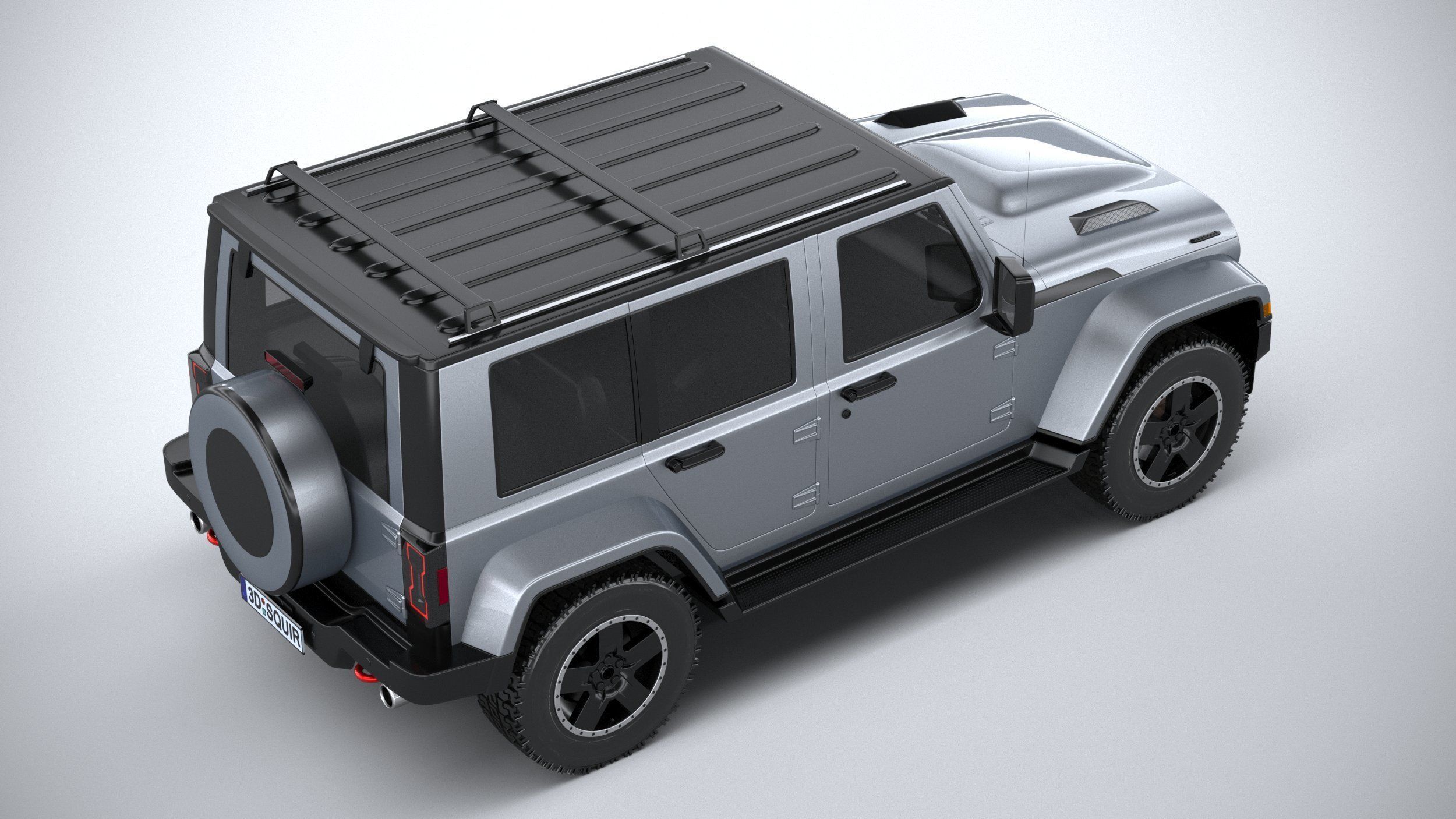 Generic Wrangler 2022 3D model_10
