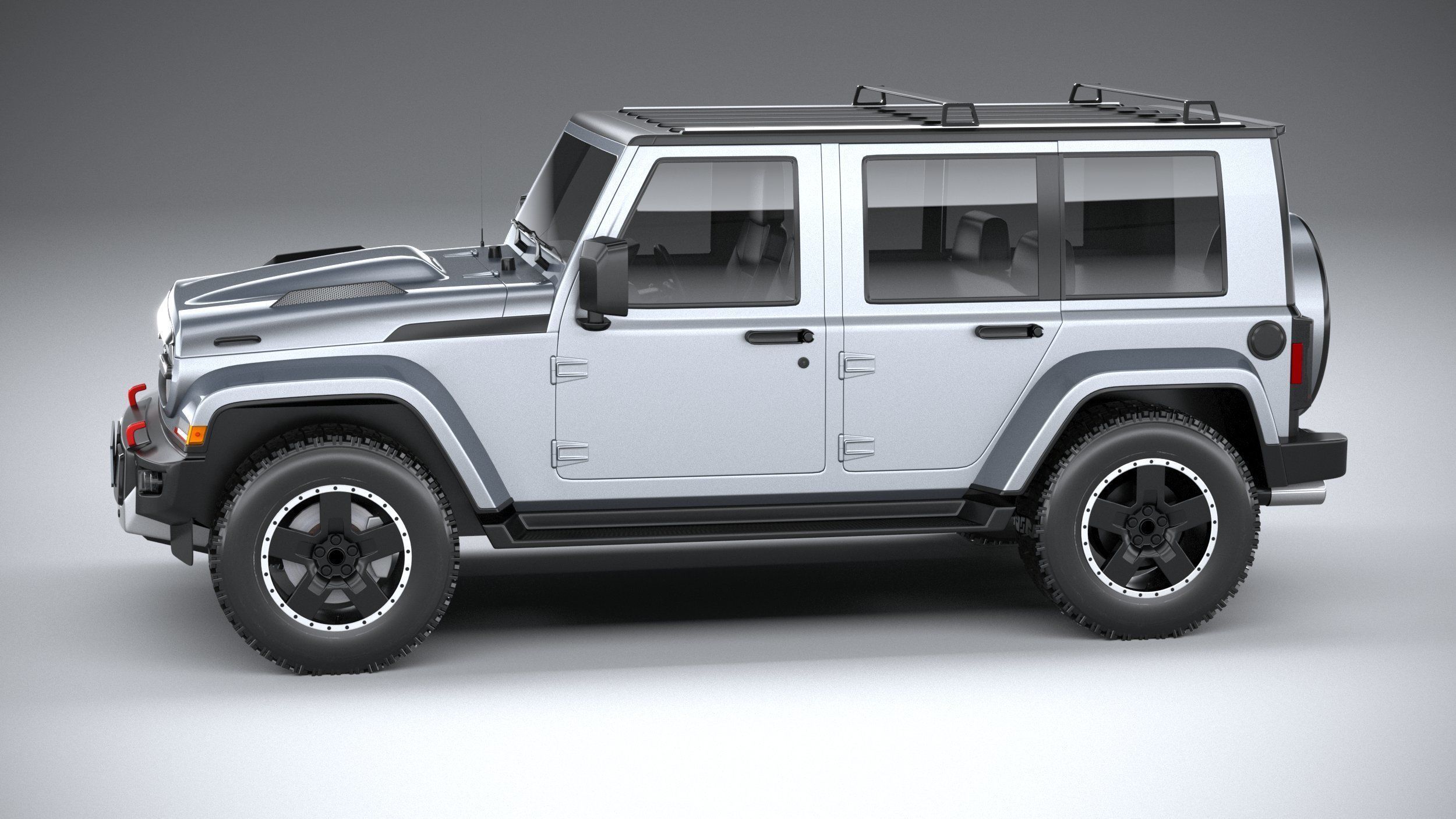 Generic Wrangler 2022 3D model_8