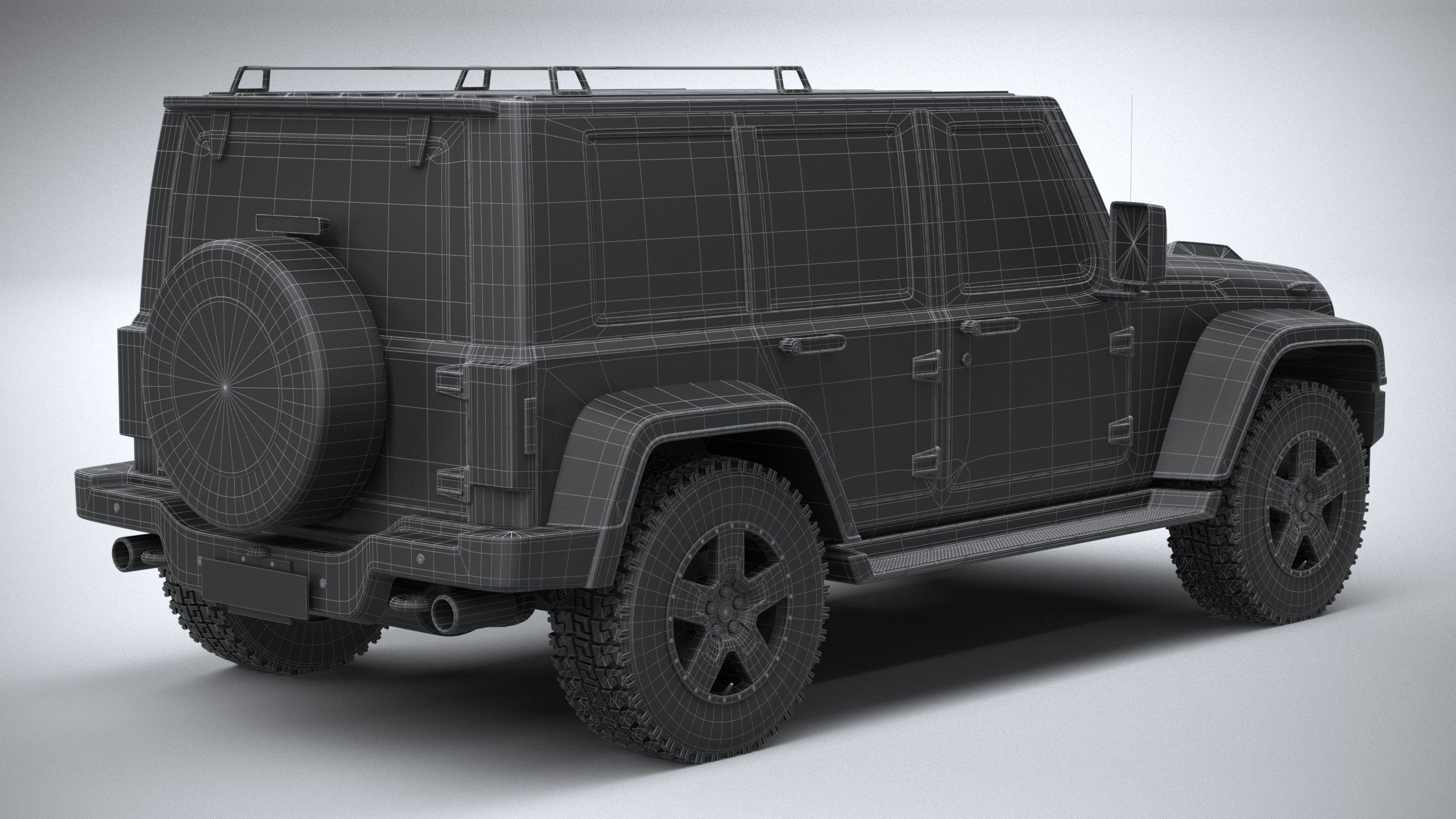 Generic Wrangler 2022 3D model_29