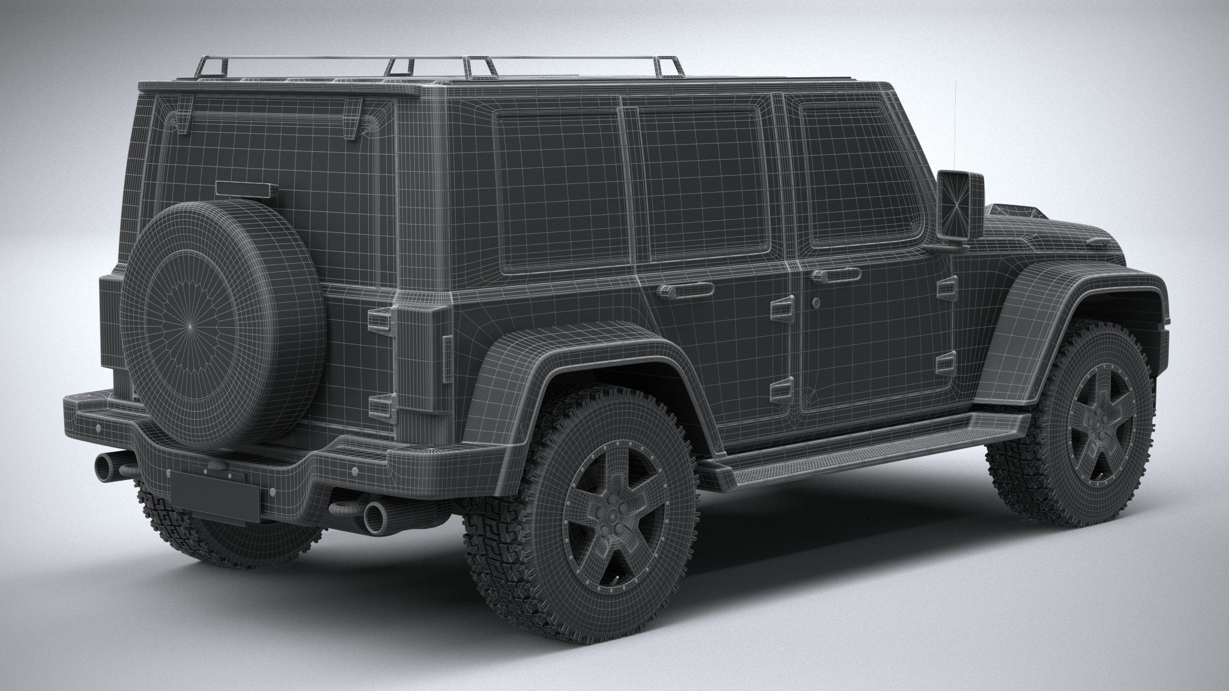 Generic Wrangler 2022 3D model_27