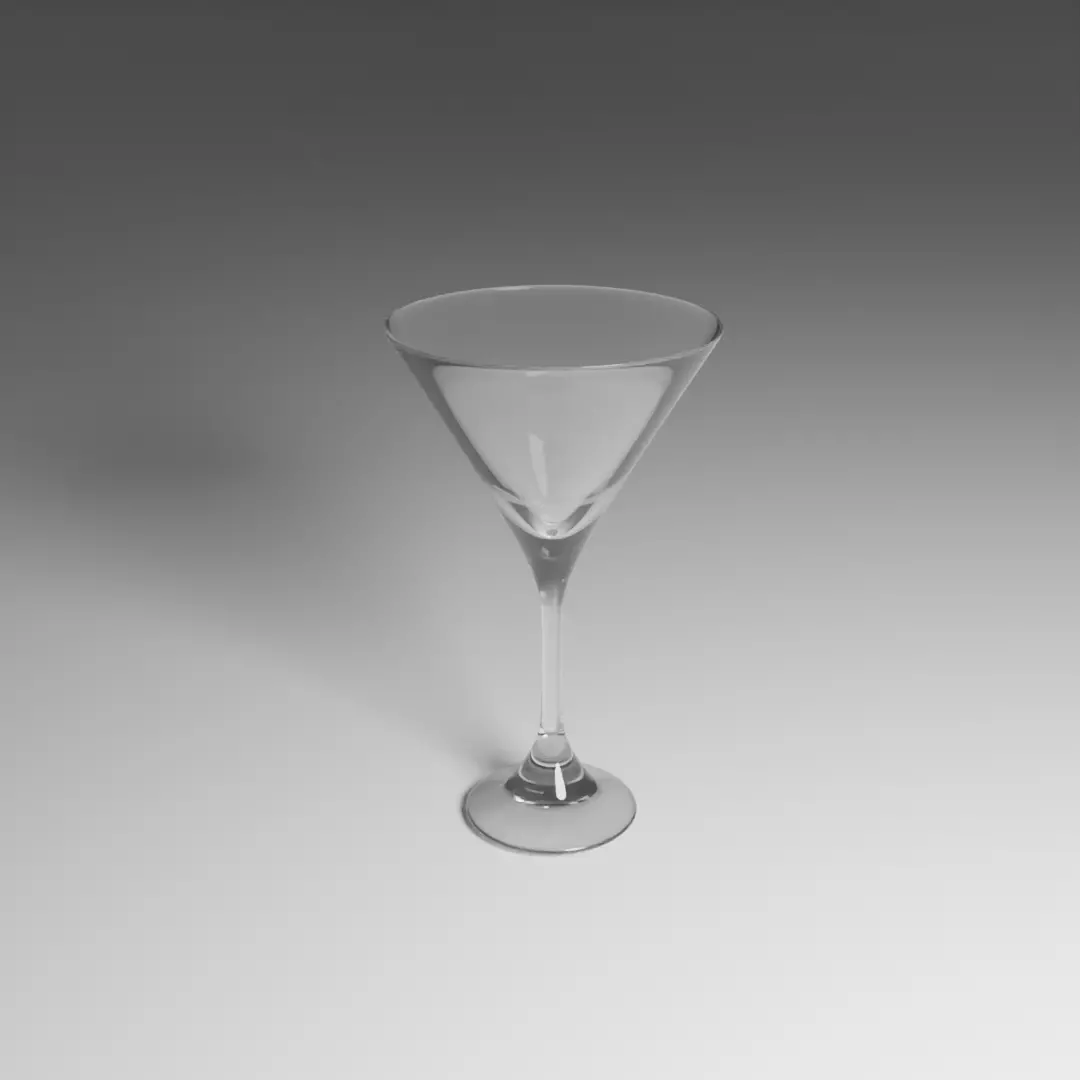glass martini - martini Free 3D model_0