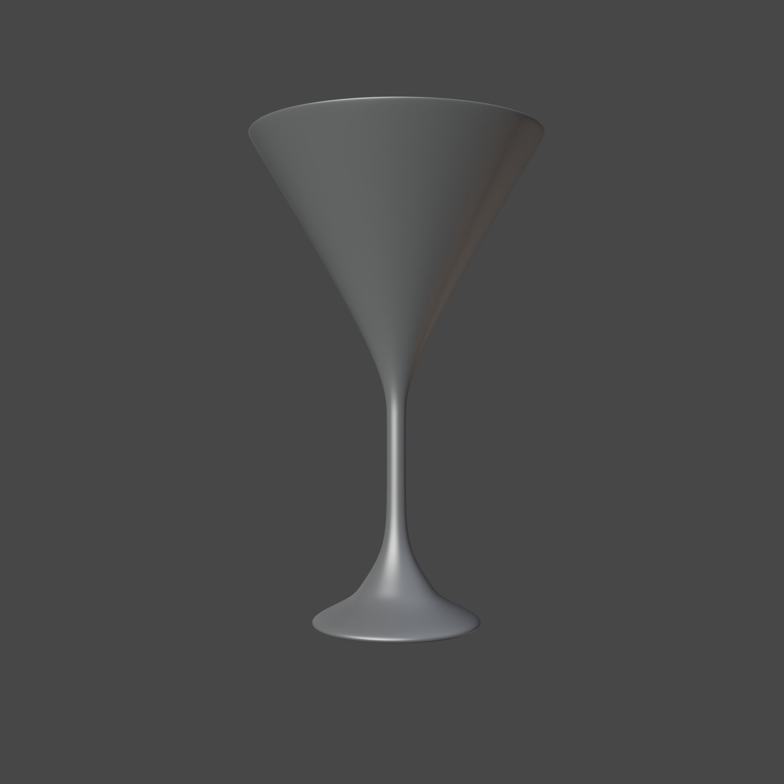 glass martini - martini Free 3D model_2