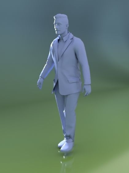 Tonny 20377-01 - Animated Elegant Man Walking And Talking 3D model_5