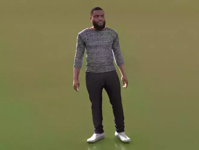 Gabriel 20370-05 - Animated Man Walking Around Idle