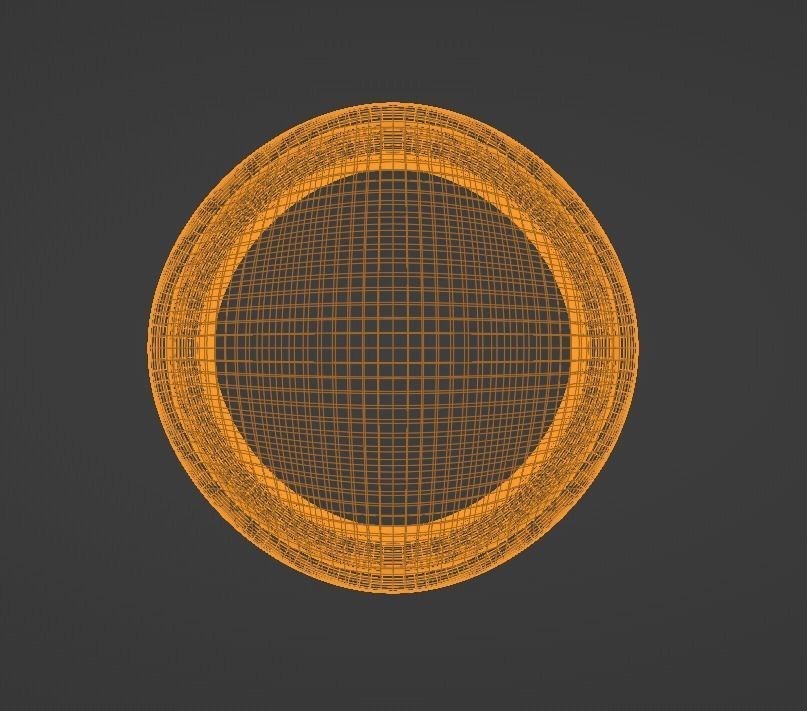 glass silver disc Free 3D model_4