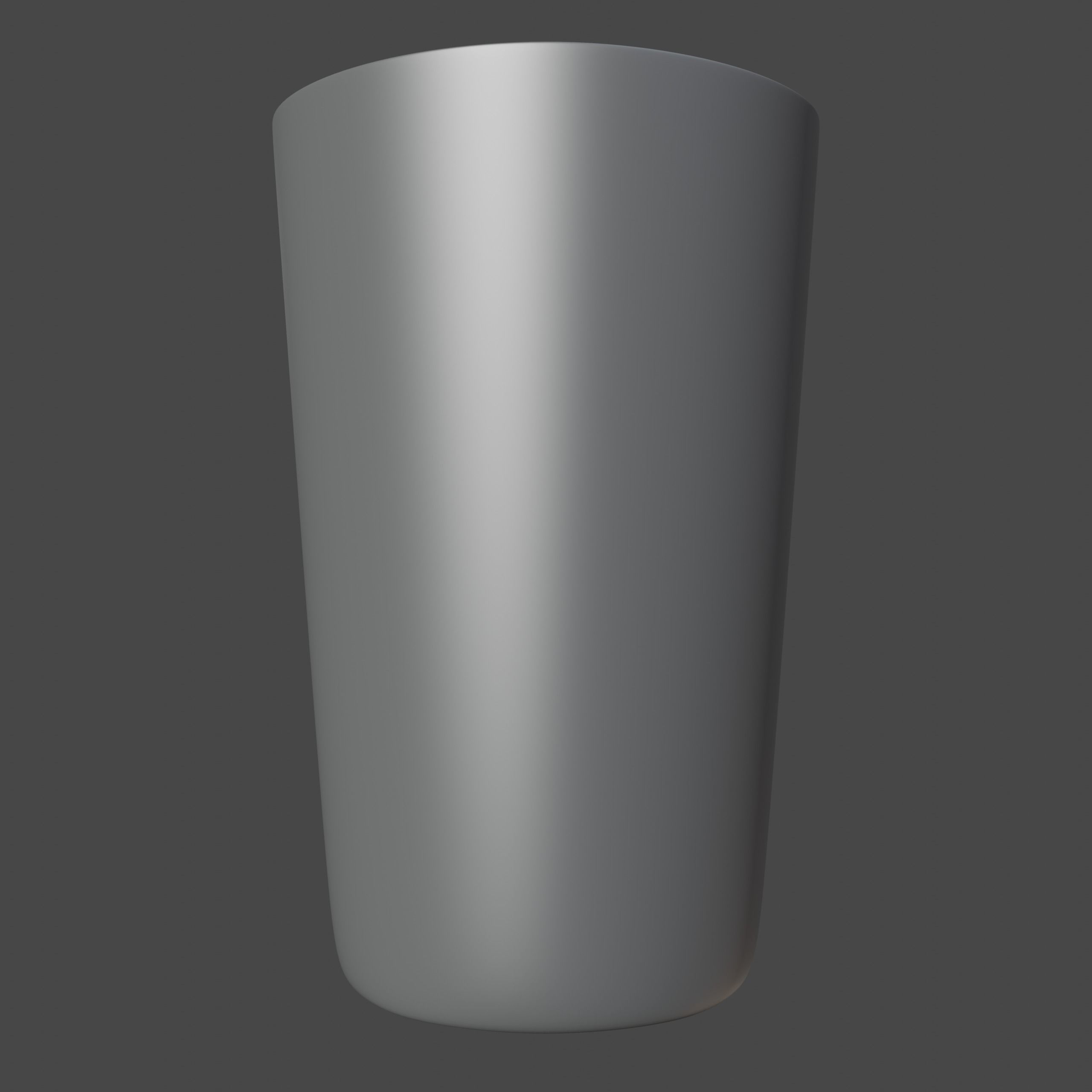 glass silver disc Free 3D model_2