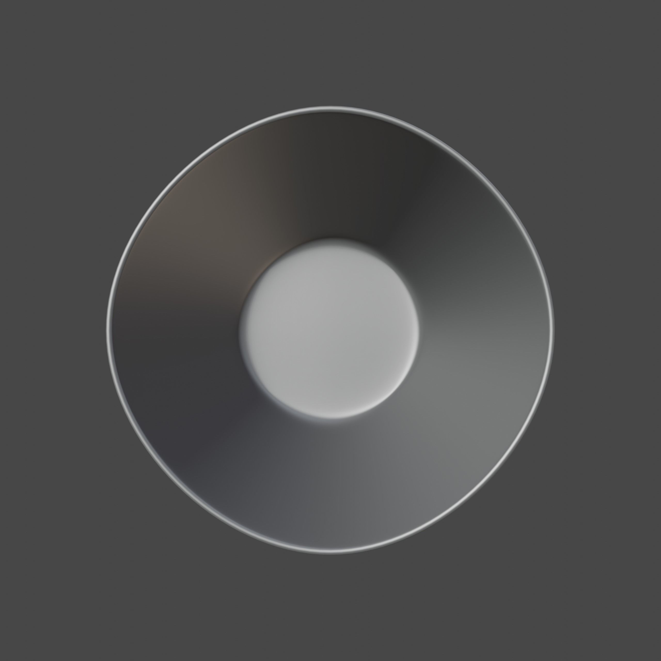 glass silver disc Free 3D model_1