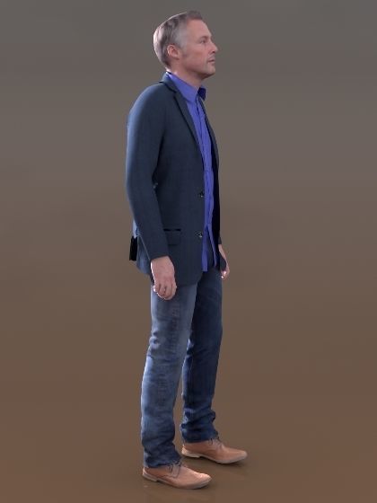 Carlos 20119-02 - Animated Man Talking Idle 3D model_3