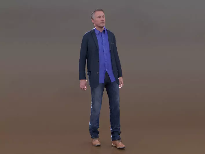 Carlos 20119-02 - Animated Man Talking Idle 3D model_0