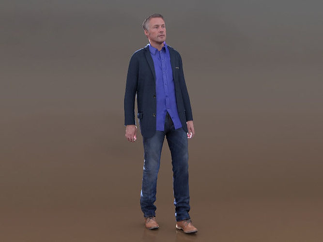 Carlos 20119-02 - Animated Man Talking Idle 3D model