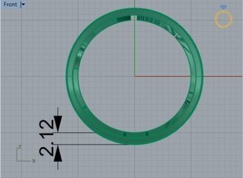 Skeleton ring   396 3D print model_3