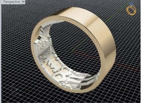 Skeleton ring   396 3D print model_2