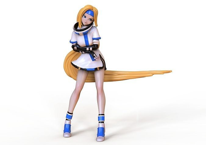 Millia Guilty Gear 3D print model