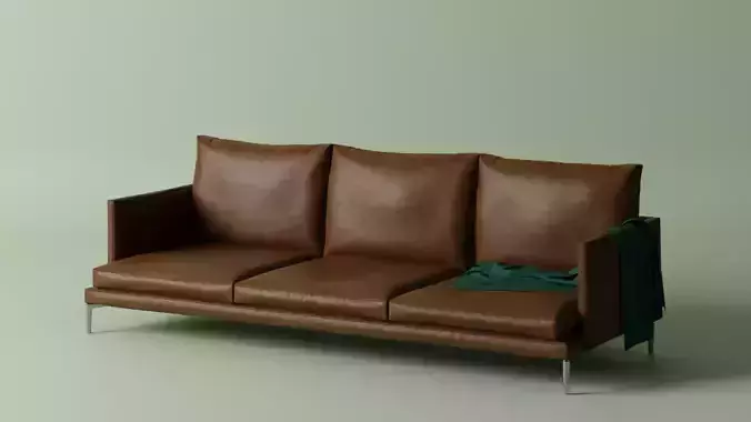 Williams leather sofa Free 3D model