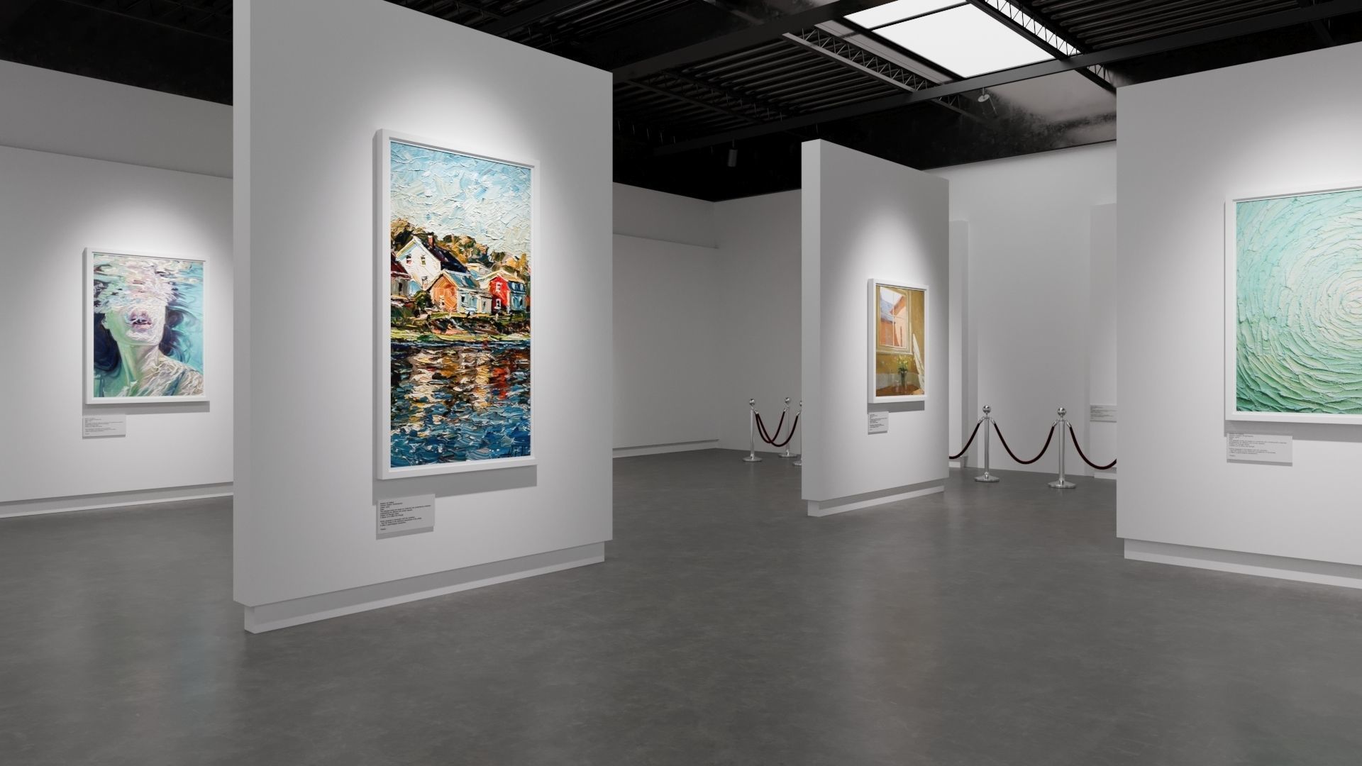 Art Gallery Contemporary 3D 3D model_5