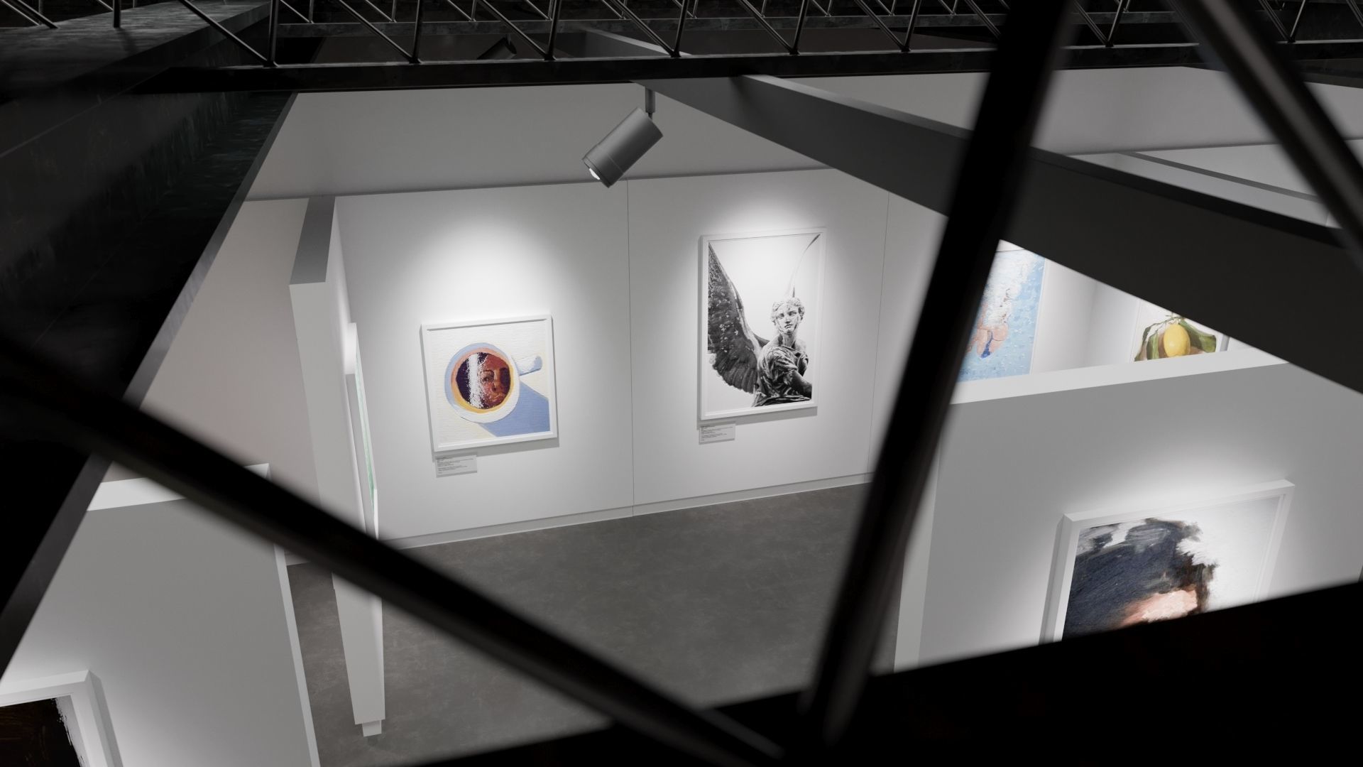 Art Gallery Contemporary 3D 3D model_7