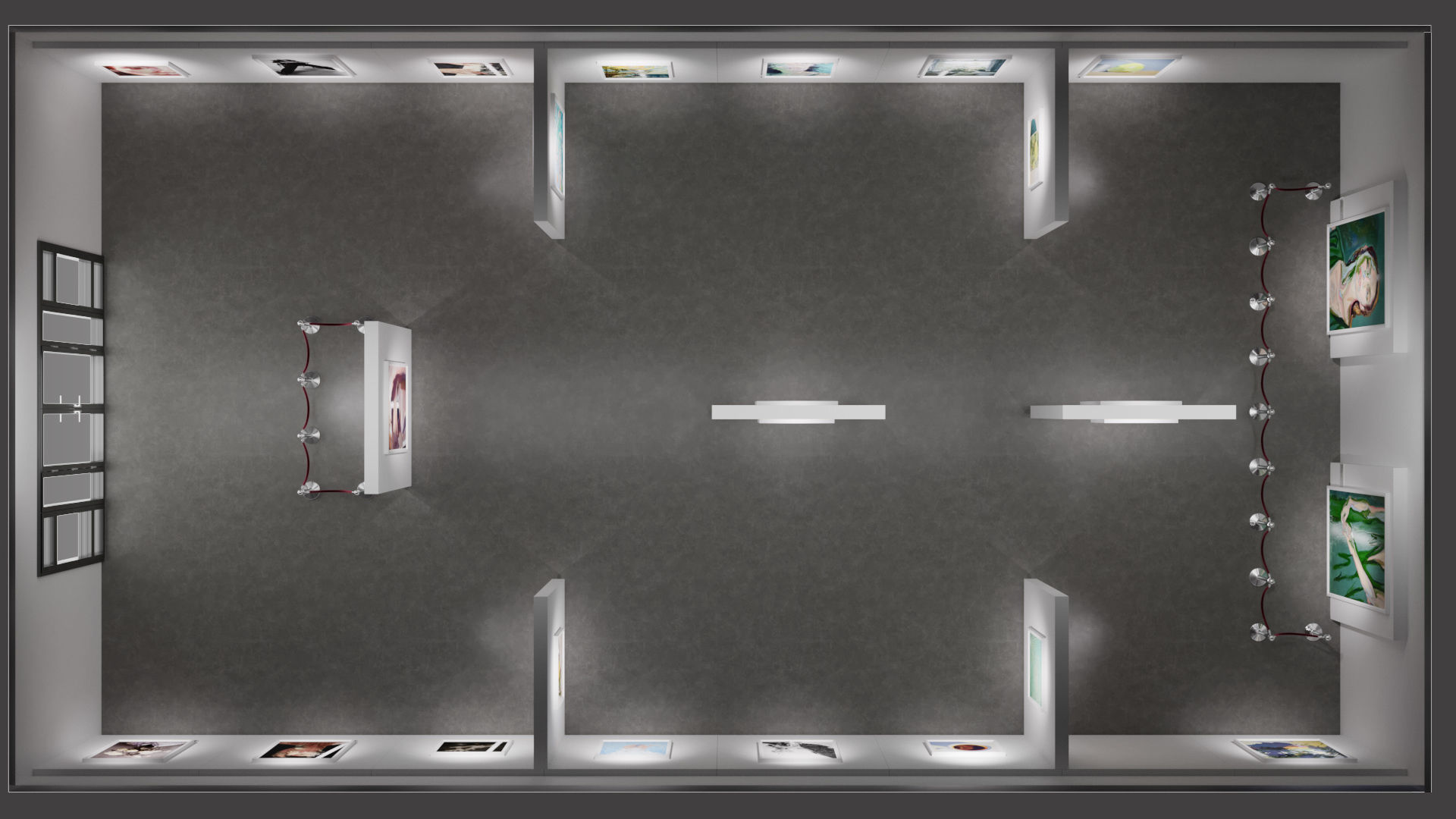 Art Gallery Contemporary 3D 3D model_8