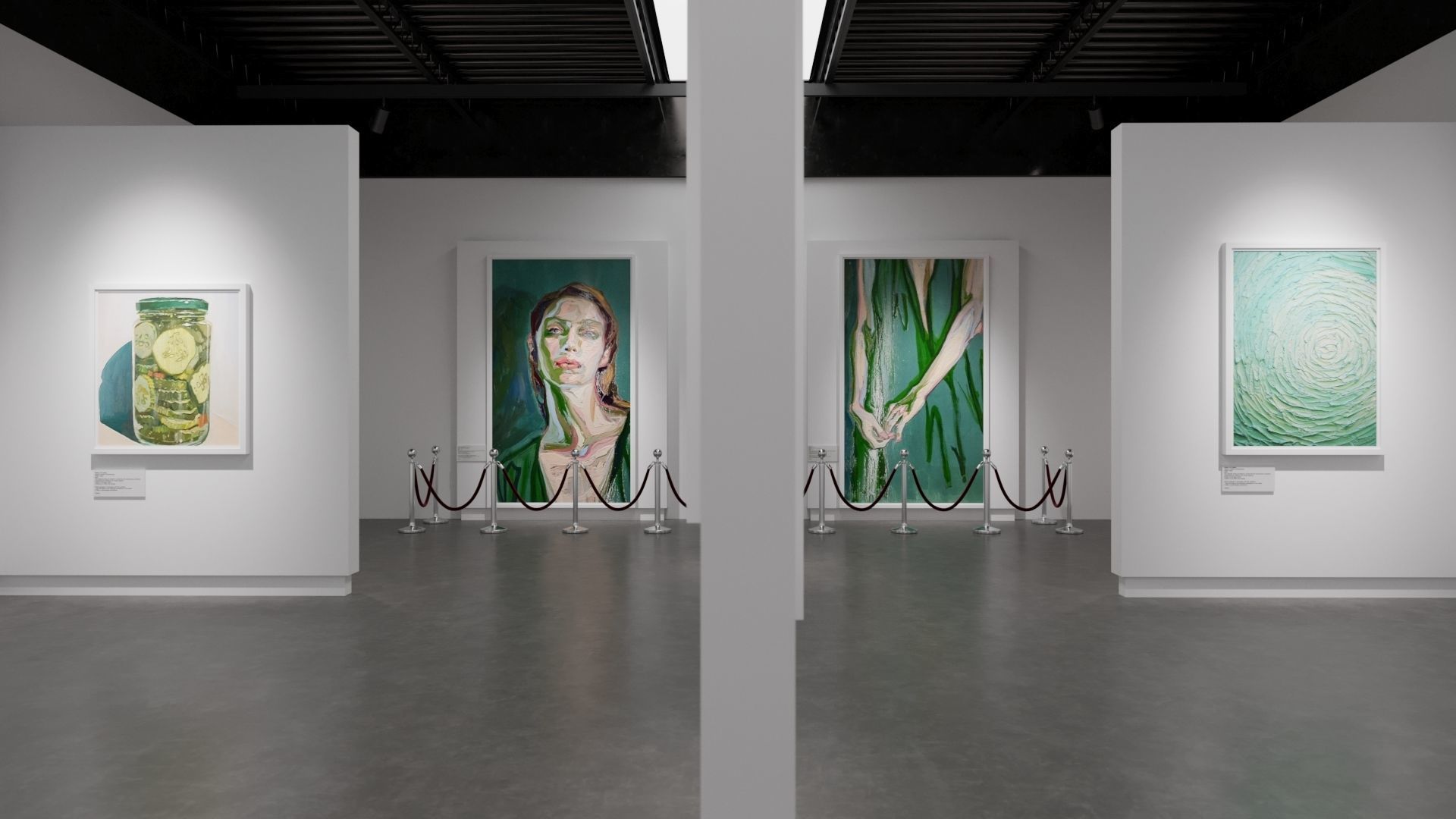 Art Gallery Contemporary 3D 3D model_4