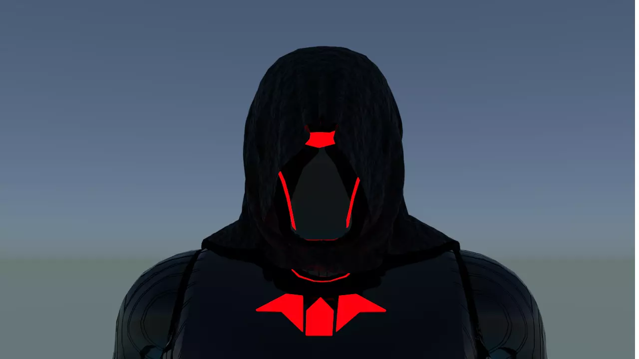 hoodie batman with eyes Free 3D model