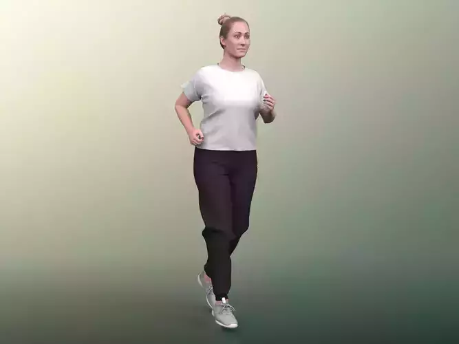 Rocio 20009-03 - Animated Athletic Woman Jogging