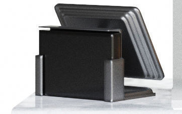 Showcase with sweets and desserts 3D model_4