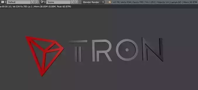 Trx model logo - Tron 3D model