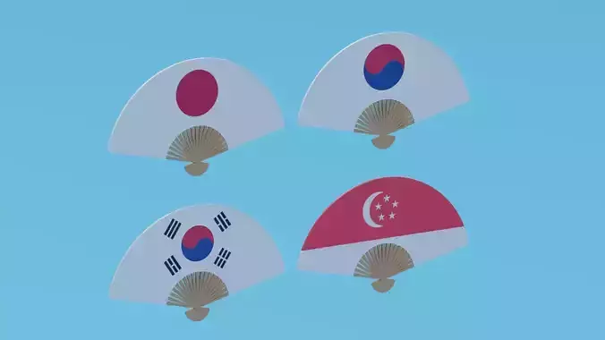 Asian Hand Fan Collection