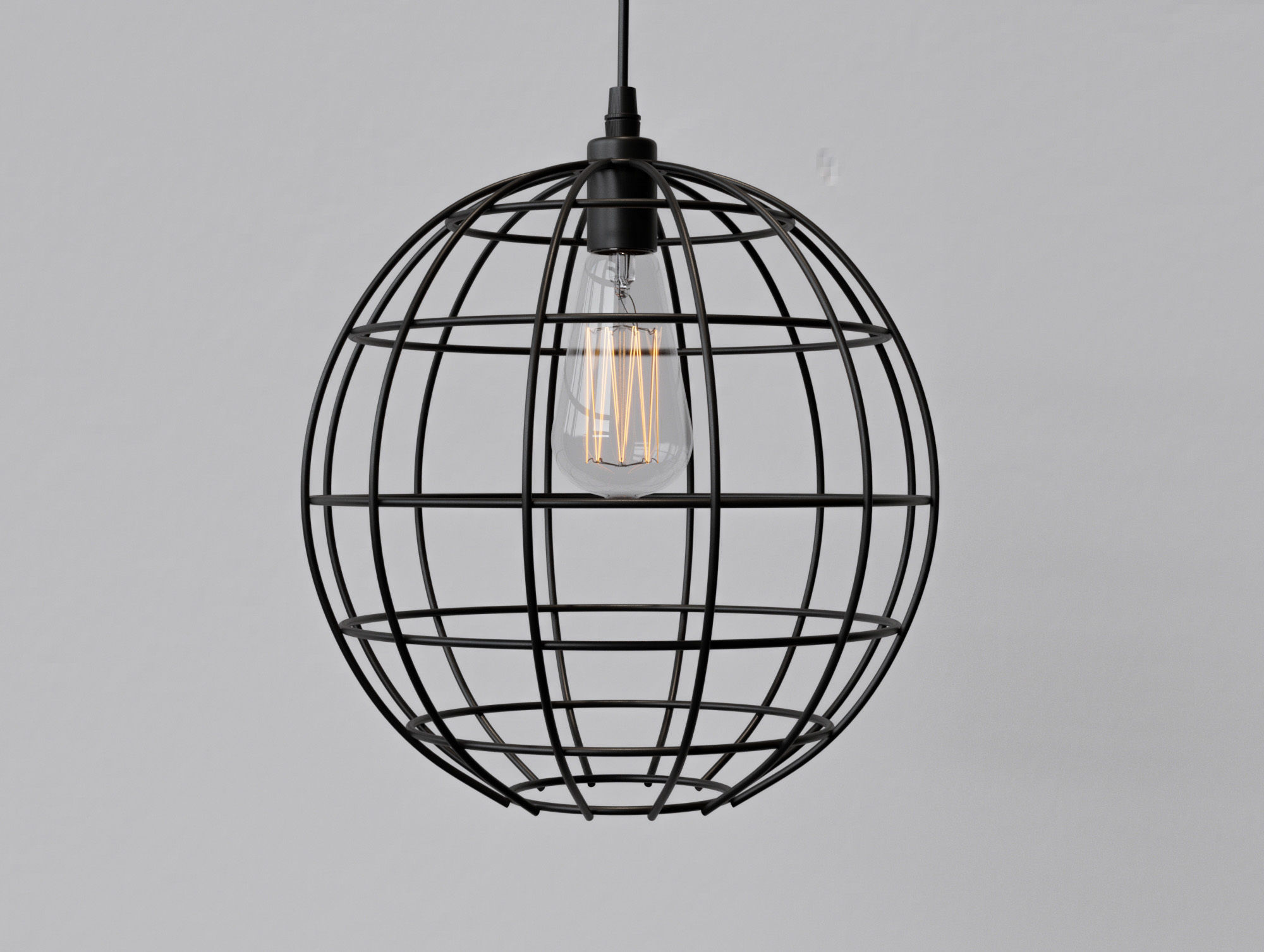 Cage Pendant Light 02 3D model_3
