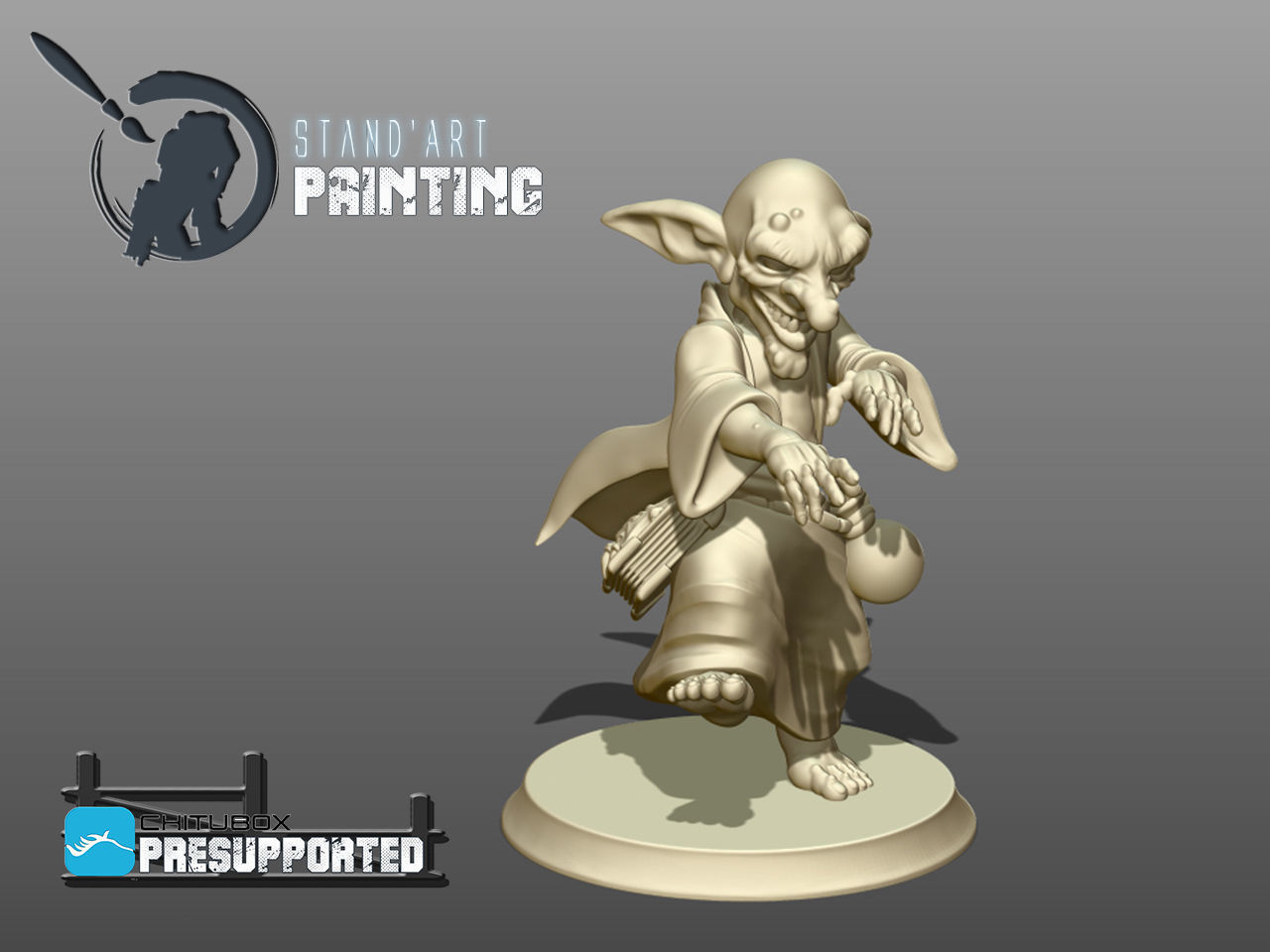 Goblin Sorcerer 3D model_10