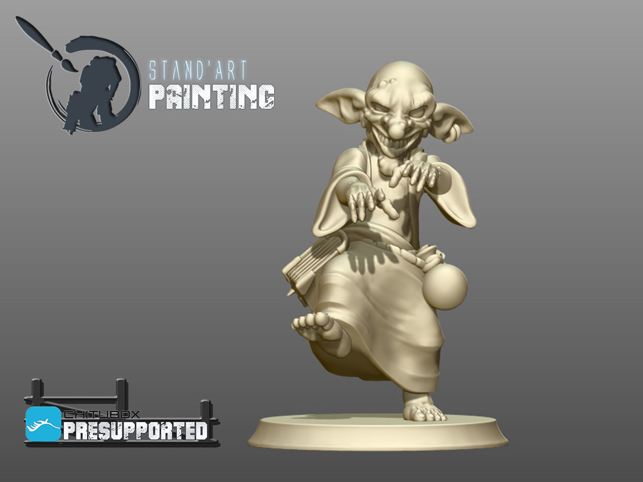 Goblin Sorcerer 3D model_1