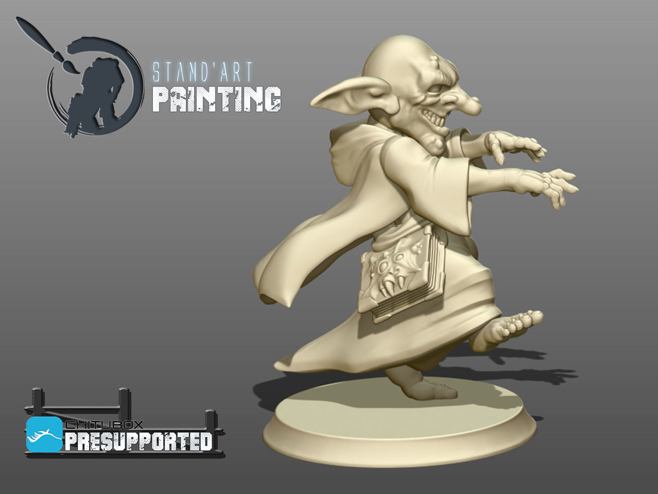 Goblin Sorcerer 3D model_2
