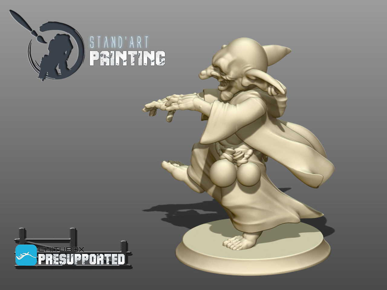 Goblin Sorcerer 3D model_5